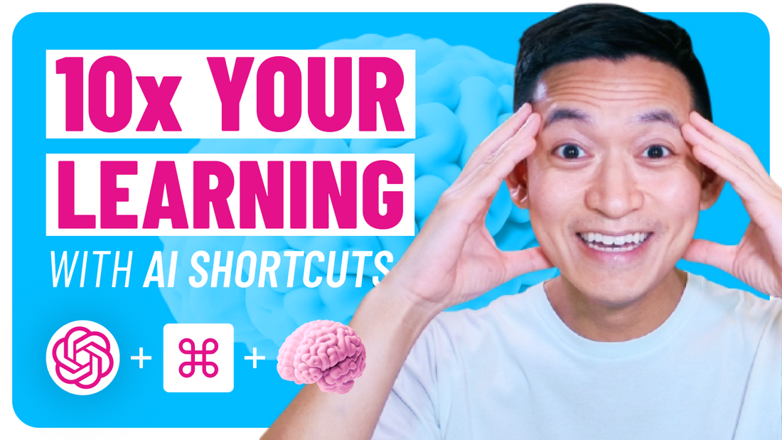 Learn 10x faster with AI Shortcuts (NEW ChatGPT Desktop App + AI Memory Combo)