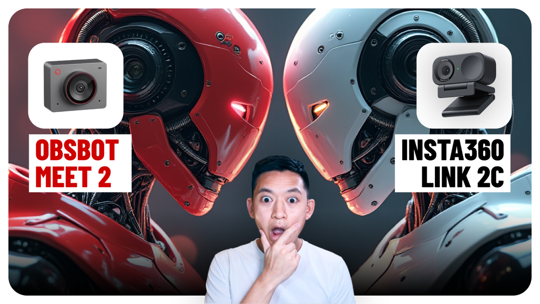 Battle of the Tiny AI Cameras! OBSBOT Meet 2 vs Insta360 Link 2C