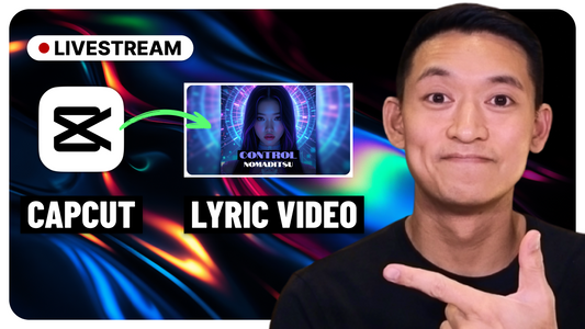 [LIVE #2] Create a Lyrics Video in CapCut for Your AI Music | Start to Finish Live Tutorial