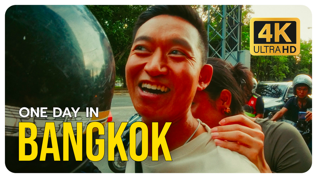 One Day In Bangkok *Cinematic Vlog 4K* MBK Centre, Siam Square, Hero City, Craft | Insta360 GO 3S